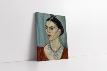 Frida Kahlo (1933), vintage kadın portresi Kanvas Tablo